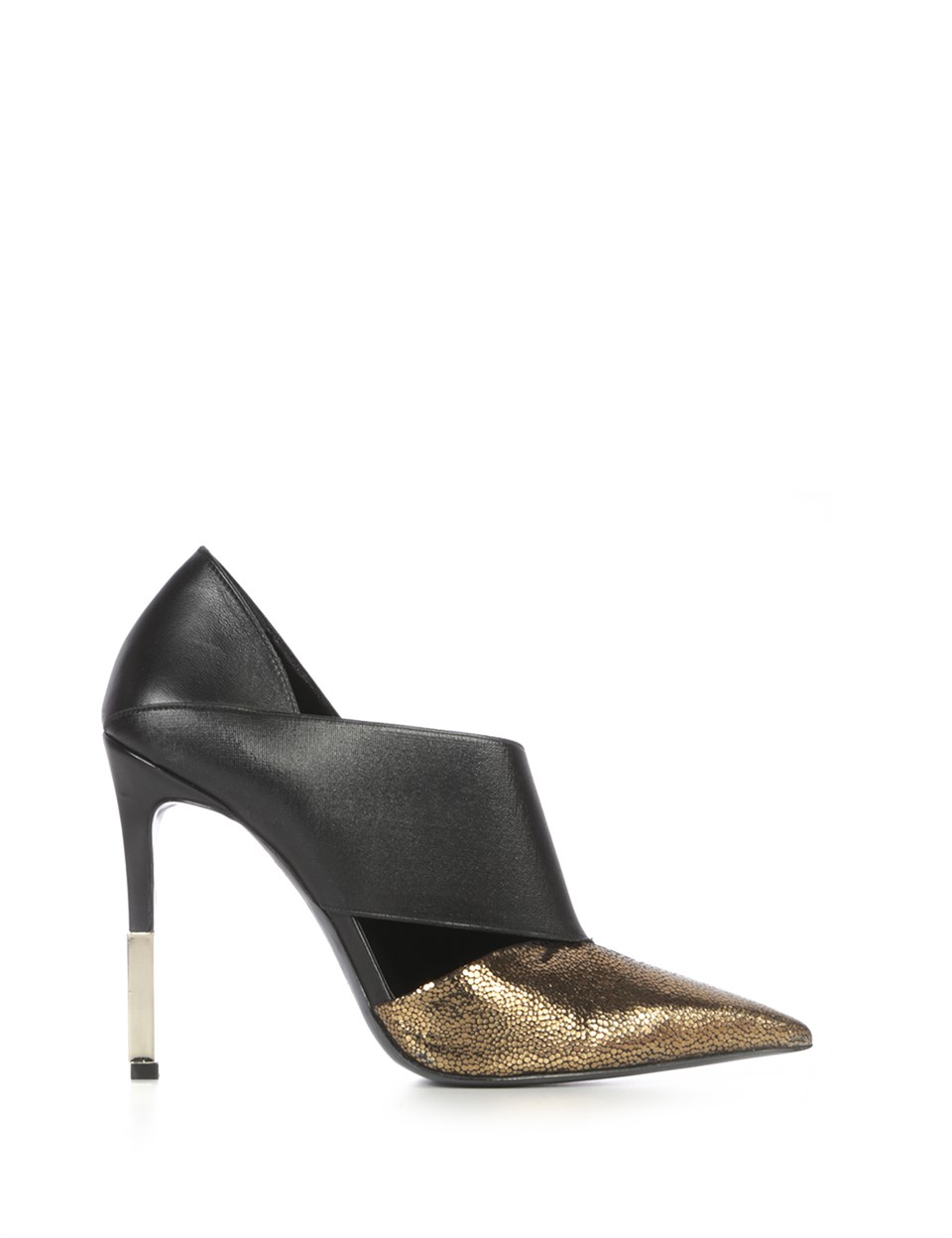 black and gold pumps women's