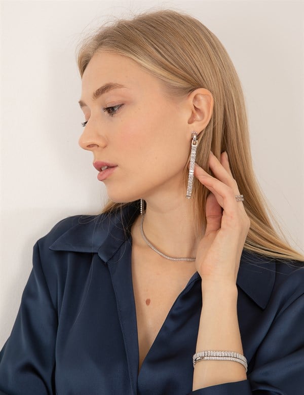 Gilles Silver Women's Earrings