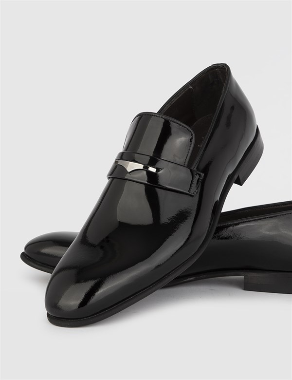 Avery Black Patent Leather Men's Loafer