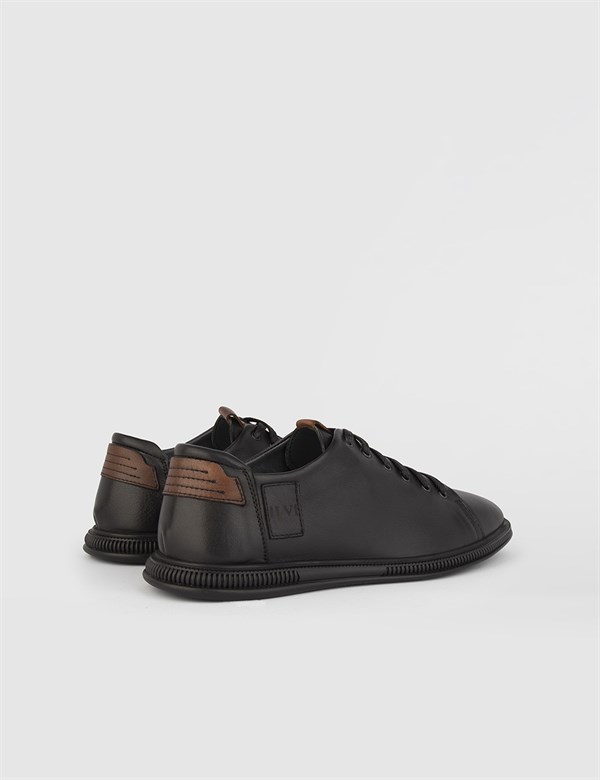 Bishop Black Nappa Leather Men's Daily Shoe