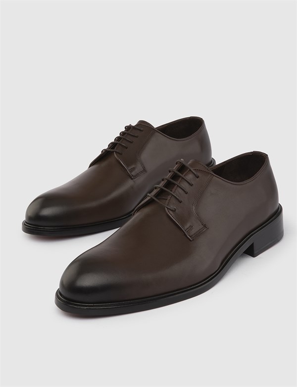Diss Brown Nappa Leather Men's Classic Shoe