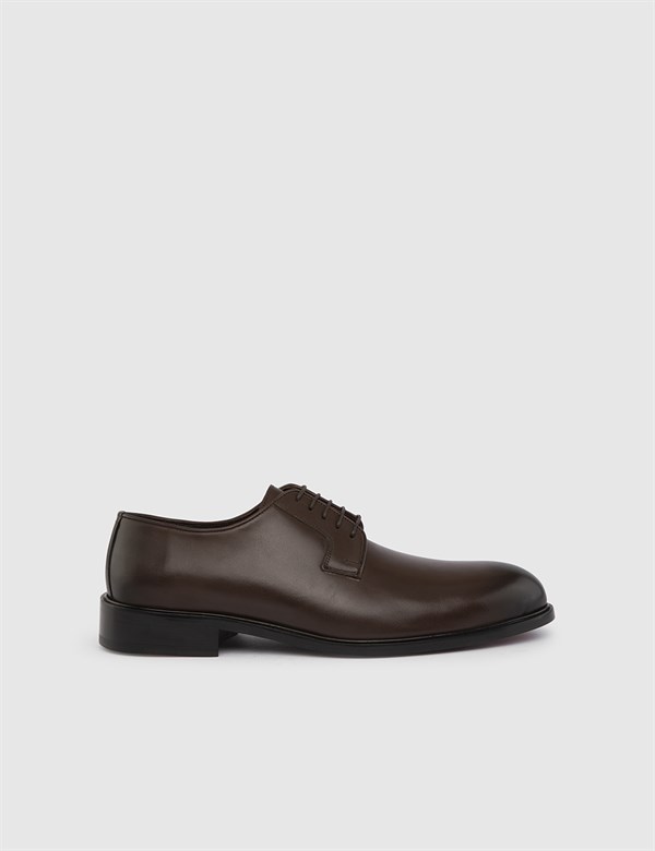 Diss Hakiki Napa Deri Erkek Kahverengi Klasik Ayakkabı
