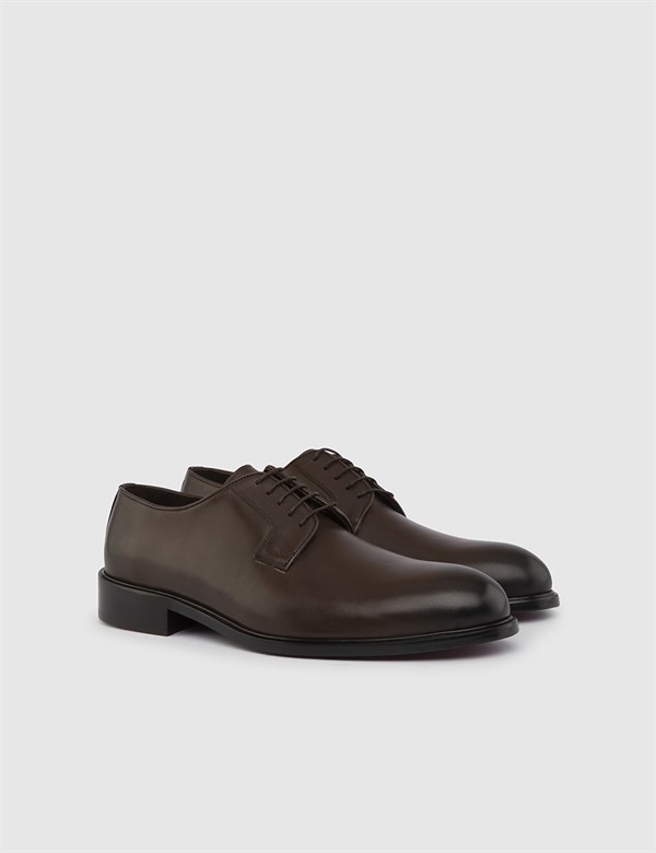 Diss Brown Nappa Leather Men's Classic Shoe
