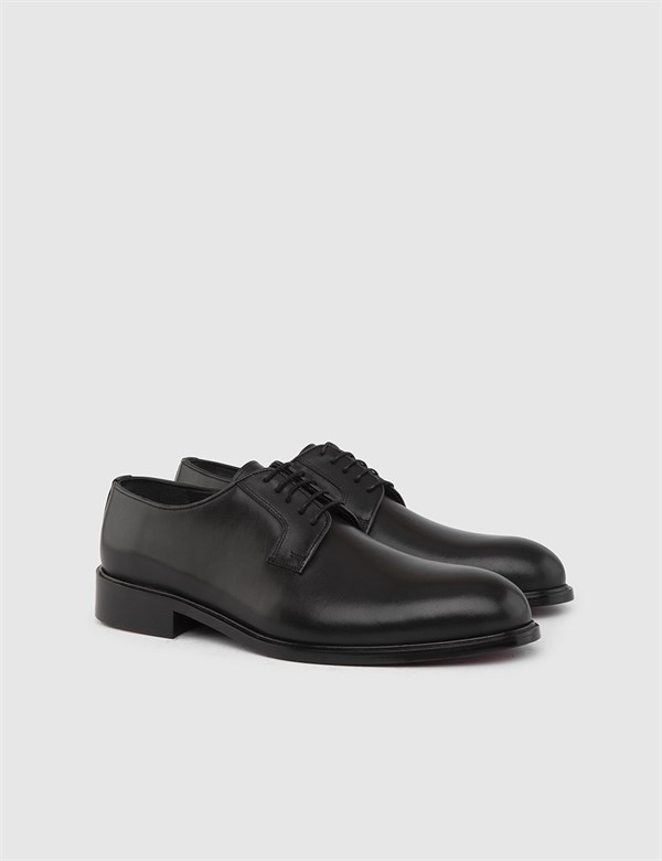 Diss Black Nappa Leather Men's Classic Shoe