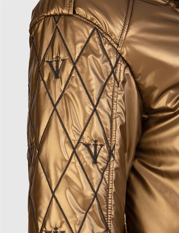 Huesca Bronze Women's Leather Jacket