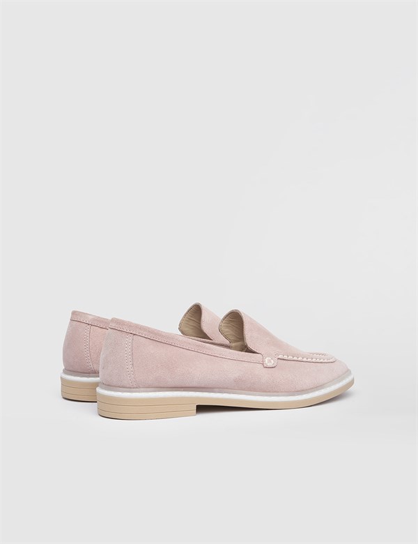 Jeyms Pink Suede Women's Loafer