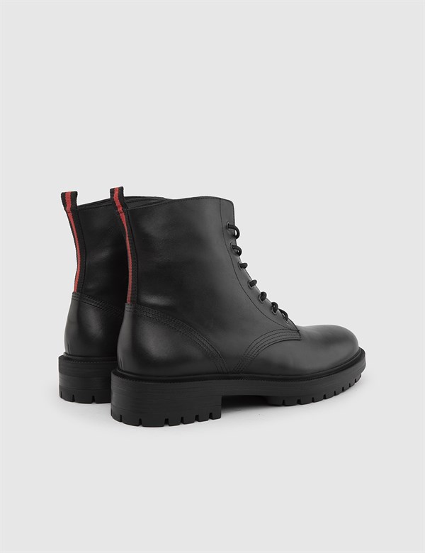 Joni Black Leather Men's Boot