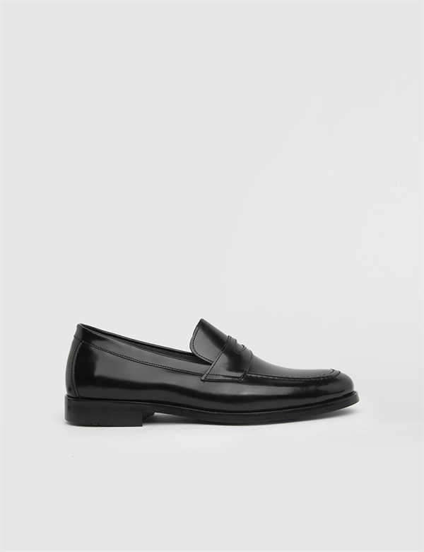 Jussi Black Florentic Leather Men's Classic Shoe