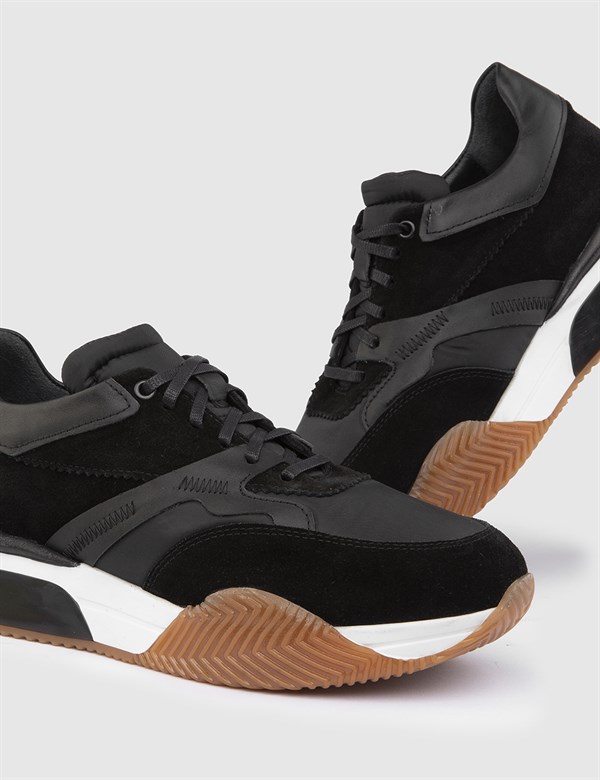 Lassi Black Suede Leather Men's Sneaker
