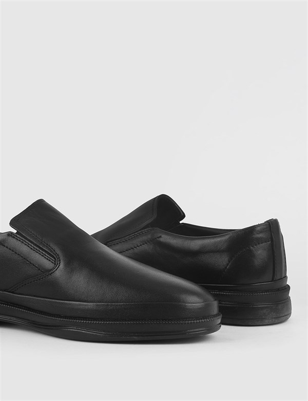 Marcelo Black Nappa Leather Men's Loafer