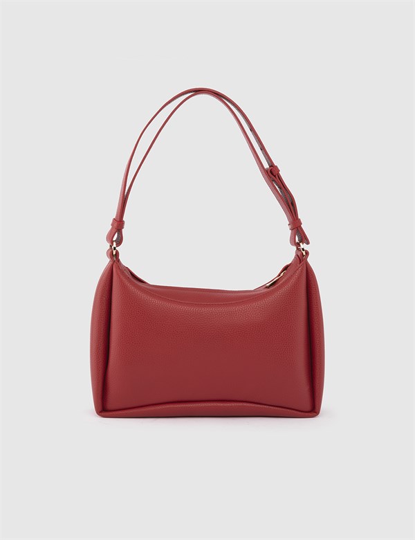Mokpo Red Floater Leather Women's Handbag