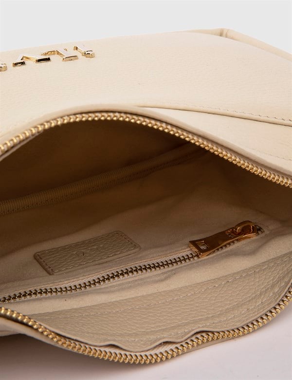 Mokpo Cream Floater Leather Women's Handbag