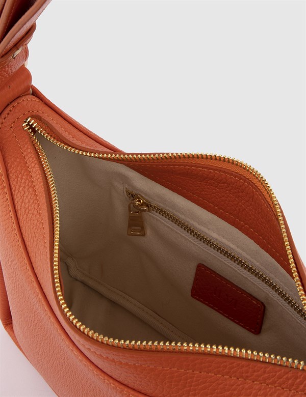 Mokpo Salmon Pink Floater Leather Women's Handbag
