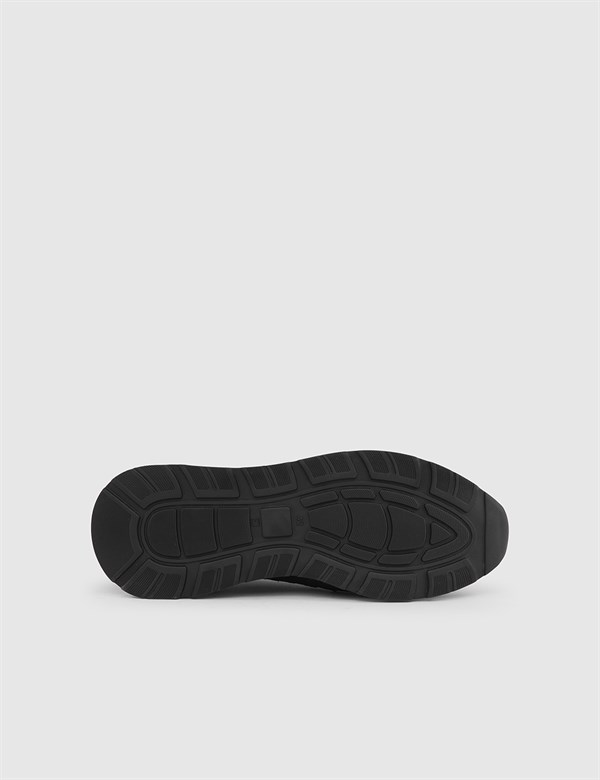Ovis Black Leather Men's Sneaker