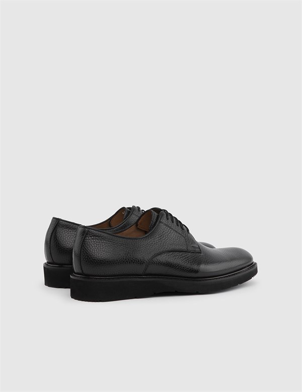 Pauli Black Floater Leather Men's Daily Shoe