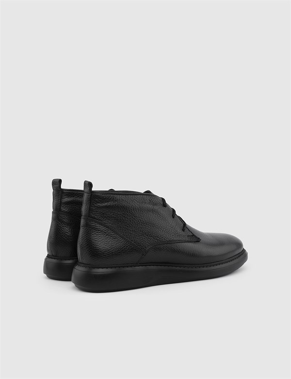 Primula Black Floater Leather Men's Boot