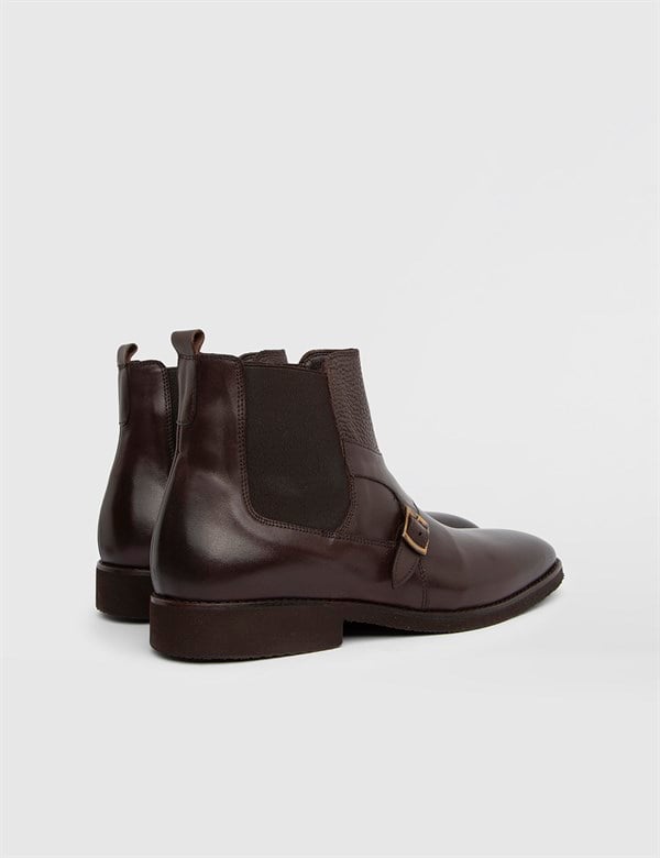 Rhus Antique Brown Leather Men's Boot
