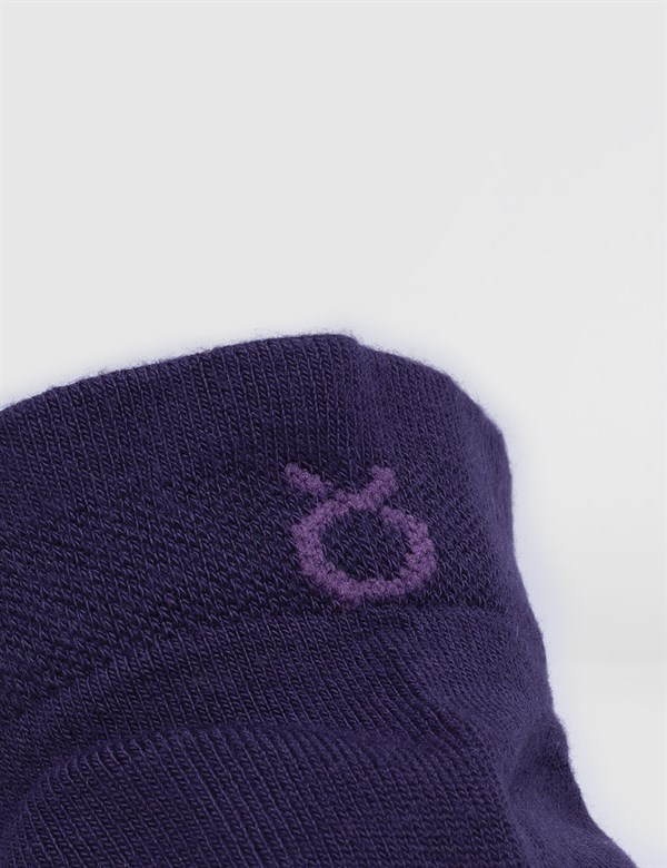 Roar Purple Bamboo Women's Low Cut Socks