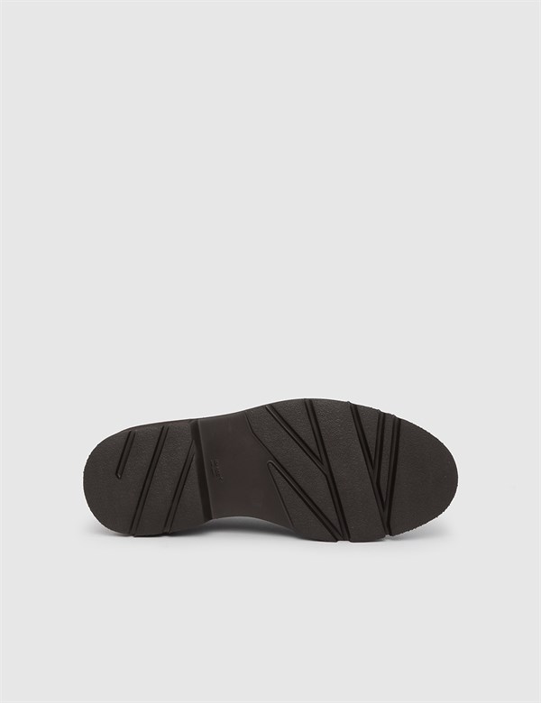 Salta Hakiki Antik Deri Erkek Kahverengi Günlük Ayakkabı