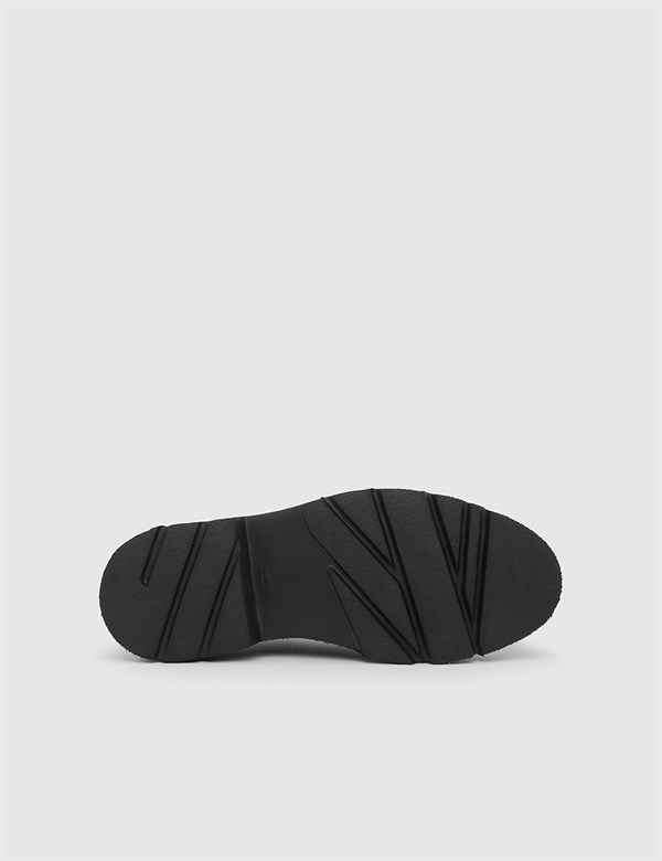 Salta Hakiki Antik Deri Erkek Siyah Günlük Ayakkabı