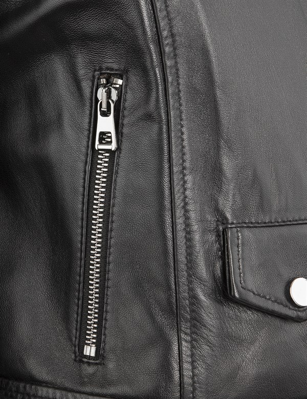 Uggi Black Leather Women's Jacket
